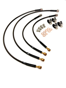 Supertec Racing Braided Steel Brake Line Kit - R35 Conversion