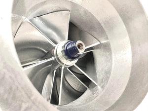 Nissan Skyline RB26 Garret GT2860-5005 or known as -5 lightweight turbo billet compressor wheels with a 6/6 blade design for greater airflow and performance increase. 