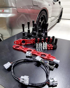 R35 Coil Conversion Kit Nissan Skyline RB26, RB25, RB25 Neo, RB30, R32 GTR, R33 GTR, R34 GTR, R33 GTST, R34 GTT, Hitachi VR38 R35 Coils, Raychem DR-25 Ignition Harness, HKS V Cam Engine 